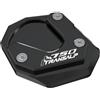 LYWEVCT Cavalletto Laterale Piede Per XL750 XL 750 TRANSALP 750 2023 2024 CNC Cavalletto Laterale Estensione Piede Supporto Piastra Base Antiscivolo