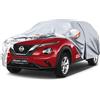 Kayme Telo Copriauto da Esterno, Compatibile con Nissan Juke(2010-2026), Copertura a 6 Starti per Impermeabile Anti UV Anti Vento Antipolvere, Telo Copri con Cerniera e in Cotone.