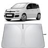 LANTU Parasole Parabrezza Per FIAT Panda 2013-2023 Ripiegabile Protezione Visiera Solare Con Tasca Portaoggetti Blocca Raggi UV Ombrello Da Sole