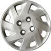 Generico KIT SERIE 4 BORCHIE COPRICERCHI COPPE RUOTA 13 PER FIAT PANDA 2007->