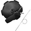 ALIGOPARTS Tappo serbatoio con chiave da 80 mm - Compatibile con Mercedes Actros, MAN TGA TGX TGS, DAF CF LF XF, Renault Kerax - Numeri di ricambio 0004711230, 0004700405