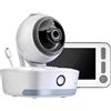 Reer 80440 Videocamera con audio integrato, sorveglianza bambini, con visione notturna e rilevazione del movimento, XL, bianco