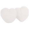 Ballon C'Art Caramel Marshmallow Assortiti (900gr/1kg) - Trecce, Palle, Fiori, Cuori, Stelle, Fiamme, Farfalle, Cupcake, Orsetti e Gelati - Decorazioni per Torte e Feste (Cuori bianchi, 900gr)