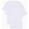 EMPORIO ARMANI T-Shirt Girocollo da Uomo in Puro Cotone, Confezione da 2, Colore Bianco, XL