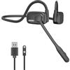 eppfun Cuffie Bluetooth 5.4, Open-Ear Auricolari Bluetooth con microfono, per Sport/Ciclismo/Corsa/Riunioni Skype