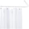 Wenko 19214100 Barra ad Angolo Universal Combinabile in Lunghezza, Ø 2 cm, Alluminio, Materiale Plastico, 2 x 2 cm, Bianco