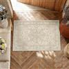 PureCozy Vintage Zerbino Ingresso Interno Tappeto 60x90cm Beige Antiscivolo Lavabile in Lavatrice Entrata Tappeti Camera da Letto Cameretta Bambino Cucina Piccolo Pelo Corto Rug