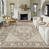PureCozy Vintage Tappeto Salotto 200x300cm Marrone Soggiorno Antiscivolo Lavabile in Lavatrice Tappeti Cameretta Bambino Grande Tapette Ufficio Lavanderia Pelo Corto Rug