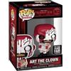 Funko Pop! Movies Terrifier Art The Clown Bloody Figure, 9,5 cm, Bollino Special Edition