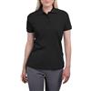 HRM Polo da Donna Heavy Premium in 100% Cotone, Lavabile Fino a 60°C, di Alta qualità e sostenibile, Nero, XXL