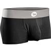 RM Real Men Boxer da Uomo in Modal con Tasca D, Confezione da 3 Boxer retrò (Confezione da 3), D-Bag, Nero, 7.6 Cm, 1 Pezzo, M