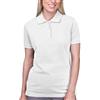 HRM Polo da Donna di Alta qualità, Resistente in 95% Cotone e 5% Elastan, Polo Basic Lavabile Fino a 40 °C, Top di Alta qualità e sostenibile, Bianco (White 02-White), M