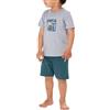 Schiesser Nightwear 2 Set di Pigiama, Grigio mélange, 128 Bambini e Ragazzi