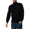 GANT CASUAL COTTON HALFZIP, Maglione Uomo, Nero ( BLACK ), XXL