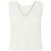 PIECES Pcscout SL V-Neck Reversible Knit BC, Ballerino di Nuvola, M