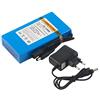 ele ELEOPTION Batteria portatile, ricaricabile, agli ioni di litio, CC 12 V, 9800 mAh, CC1298A con presa
