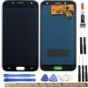 HYYT Ricambio Per Samsung Galaxy J5 (2017) J530 SM-J530F Schermo LCD Digitizer Display LCD e Touch Screen Assembly (Nero senza cornice)