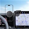 WEIPIN Supporto magnetico per cellulare per VW Golf 8.5 Golf MK8.5 2024-2026 - Montaggio su display da 12,9 pollici, universale per iPhone serie 12-17, ruotabile a 360° (magnetico)