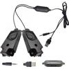 CTRICALVER 3W 8 Ohm Cavity Speaker, 5V USB Power Port 3W Bass, Adatto per Computer, Autoradio, TV e Altri Dispositivi Elettronici, USB Power Port 3.5mm Audio Port 1.5m Cable Length