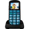 uleway Telefono Cellulare per Persone Anziane, G180 Senior, GSM Telefono Dual Sim con Tasti Grandi e Facile da Usare, Funzione SOS,Batteria di Grande Capacità, Volume Alto Con Base di Ricarica