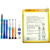 Vvuilsty HB366481ECW Batteria di ricambio per P20 Lite, P9 Smart, batteria ricaricabile a 0 cicli compatibile con P20 Lite, P9 Smart con kit di attrezzi di riparazione