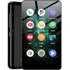 Diofox Lettore MP3 da 32GB con Bluetooth e WiFi, Diofox M9 Lettore MP3 MP4 con Android 13, Amazon Music, Deezer, Audible, E-book, Lettore musicale portatile HiFi con touchscreen da 4,02 pollici, Spotify Nero