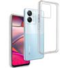 REY Cover in Gel TPU Trasparente per BLACKVIEW Color 8 - OSCAL Modern 8, Ultra Sottile 0,33 mm, Morbido Flessibile, Custodia Silicone