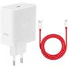 TELEFONMAX Caricatore ultrarapido da 100W per SuperVooc adattatore USB tipo C cavo di ricarica alimentatore caricabatterie originale per OnePlus 15 15R 13 13R 12 12R 11 11T 10 9 9 8 7 Nord 5 CE5 4 3 Pad 3