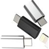 Kefiany Adattatore Lightning femmina a USB C maschio (set di 3) per iPhone 16 15 per Apple IPad Pro, compatibile con Samsung S24 S23 cavo tipo C connettore caricatore rapido presa accessorio auto