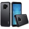 J&D Compatibile per Samsung Galaxy A8 2018 Cover, [Protezione Robusta] [Armatura Sottile] Ibrida Antiurta Protettiva Rigido Custodia per Galaxy A8 2018 - [Non per Galaxy A8 Plus 2018] - Nero