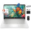 HP 14 Laptop Portatile Slim 2024 Display HD Micro-Edge, Processore Intel Quad-Core Pentium, 8GB RAM, 256GB SSD Wi-Fi, Webcam, Ricarica rapida, 1 anno MS 365, Batteria lunga, Win 11+MarxsolAccessory
