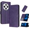 PanXCase Cover Libro per Xiaomi Redmi 17C / 14C 4G / Poco C75 - Custodia PU Pelle Wallet, Supporto, 3 Porta Carte, Magnetica Antiurto Case (Viola)