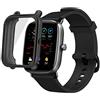 PaceBid Custodia Compatibile con Amazfit GTS 2 Mini, Custodia Protettiva in TPU Trasparente a Protezione Totale Custodia in Gomma Utrasottile ad alta definizione per Amazfit GTS 2 Mini- Nero
