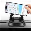 Feirdhoo Supporto per cellulare da auto, cruscotto, girevole a 360°, morsetto regolabile per cellulare, universale, per Samsung, iPhone, Google, smartphone Android