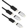 HOYULLI Adattatore Lightning Femmina a USB C Maschio (3 Pack)per iPhone 16 15 Pro Max per Apple Compatibile con Samsung S24 S23 S22 Tipo C Caricatore Convertitore Lighting Jack Cavo Connettore Accessori