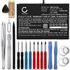 CELLONIC 1x Batteria per Tablet Compatibile con Samsung Galaxy Tab A7 (Wi-Fi) SM-T500, Galaxy Tab A7 (LTE) SM-T505, SCUD-WT-N19 - (6800mAh, 3.85V) + Set di strumento
