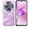 BUNALFaa Custodia per Oukitel C5 (6.52) + con Vetro Temperato Protezioni schermo, Case Antiurto Antiscivolo Morbido Cover Transparent Silicone Bumper Protettiva