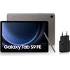 Samsung Galaxy Tab S9 FE Tablet, 10,9 pollici Wifi 128 GB, 25 W caricabatterie rapido incluso [Amazon Exclusive], S Pen inclusa, batteria a lunga durata, certificazione IP 68, carbone, versione FR