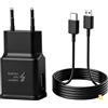 FinalCool 18W Caricabatterie per Samsung - Caricatore con Cavo di Ricarica da 1 M Compatibile con Samsung Galaxy A13 A14 A20 A20E A23 A32 A33 A34 A40 A52 A53 A54 S8 S9 S10 S20 FE - Caricatore Rapido