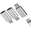 Kefiany Adattatore USB C maschio a Lightning femmina (confezione da 3) per Apple iPhone15 Pro Max Plus per iPad Pro Air4 compatibile per Samsung Galaxy S20 S21 S22 S23 Ultra Z Flip Charger Cable Type C Cavo