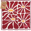 WESERWEF® Panno in Microfibra XXL 30×30 cm - Design Elegante e Pulizia Delicata per Occhiali, Lenti, Schermi, Smartphone e Tablet (blooms)