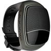 Iegefirm Mini orologio da polso indossabile B90 altoparlante Bluetooth con radio FM per uso attivo all'aperto, nero