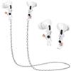MZSX Laccio Anti smarrimento per Auricolari Senza Fili Air Pods, Ganci per Attività Sportive, Antiscivolo, astronauta Clip per l'orecchio, catena appesa, Ganci Accessori (catena)