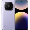 XIAOMI Redmi Note 14 Pro+ 5G Smartphone con caricabatterie, Display AMOLED 6,67 pollici 120 Hz, 8 GB + 256 GB, Batteria 5110 mAh, Ricarica Rapida 120 W, Viola