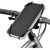 Kaslaider 1 Supporto Telefono Bicicletta in Silicone, Porta Cellulare Moto Antivibrazione, Compatibile con Smartphone 4.0-7.2, Regolazione Orizzontale/Verticale, Nero