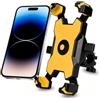 Pyralidsg Porta Cellulare Moto, Porta Telefono Bicicletta 360° Gradi Rotabile, Supporto Telefono Moto Universale, Supporto Cellulare per Smartphone da 3,5-6,8 Pollici
