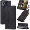 Jasonyu Cover per Motorola Signature, Portafoglio PU Pelle, Nero | Flip Libro, Slot Porta Carte, Magnetica, Funzione Supporto, TPU Antiurto Custodia