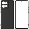 Generico Custodia Compatibile con MOTOROLA MOTO G15 XT2521-2 / MOTO G15 POWER XT2521-5 /Moto G17 / G17 POWER XT2623-2 COVER case GEL SILICONE protezione flessibile matte MORBIDA TPU (Nero)