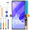 LADYSON Schermo LCD OLED per Google Pixel 7 PRO 5G Display con Staffa per Pixel 7 PRO GP4BC GE2AE GFE4J Display LCD Touch Screen Digitizr Kit di Riparazione (6,7 Pollici Nero, Non per Pixel 7/7A)