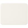Eglooh - Herms - Mouse Pad in Cuoio Bianco cm 25x20 - Tappetino Mouse per Scrivania e Ufficio con Cuciture Artigianali e Angoli Arrotondati - Made in Italy